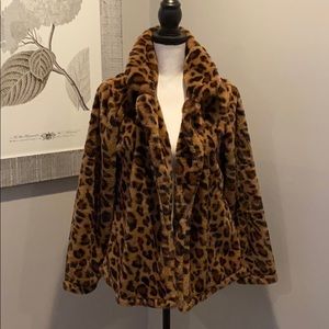 Never Worn Cheetah Print Jacket Size Medium